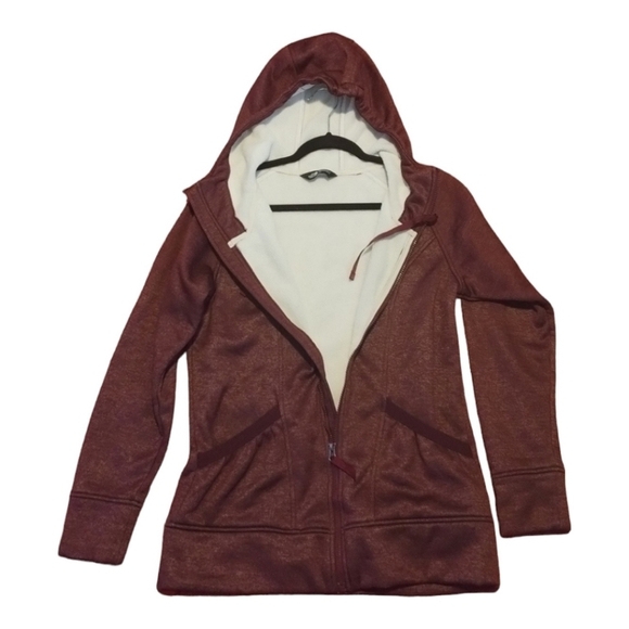 The North Face Mattea Parka Heather Fleece Full Zip Hooded Jacket - Picture 3 of 8